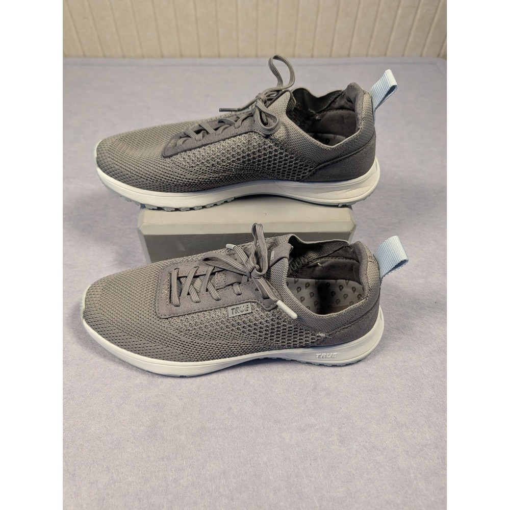 True Linkswear True Knit II Golf Shoes Mens 10.5 Grey Spikeless Excellent